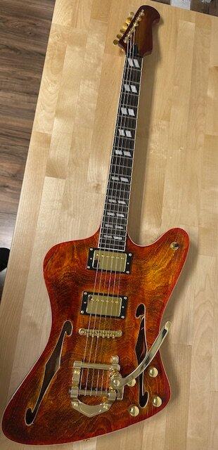 Firebird F Holes Style DIY Electric Guitar Kit (PFB-190) — Guitar