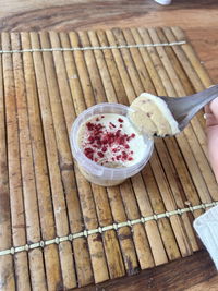 Customer photo of a GymDough tub