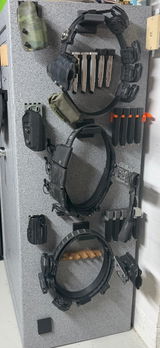 Shooting Belt / Battle Belt Mount - Magnetic | Gear Holder Storage Rack
