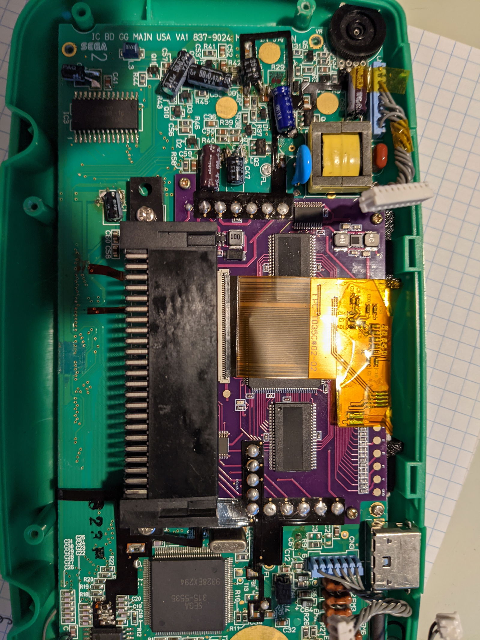 SEGA Game Gear CleanScreen Wire-Free Flex Cable | RetroSix