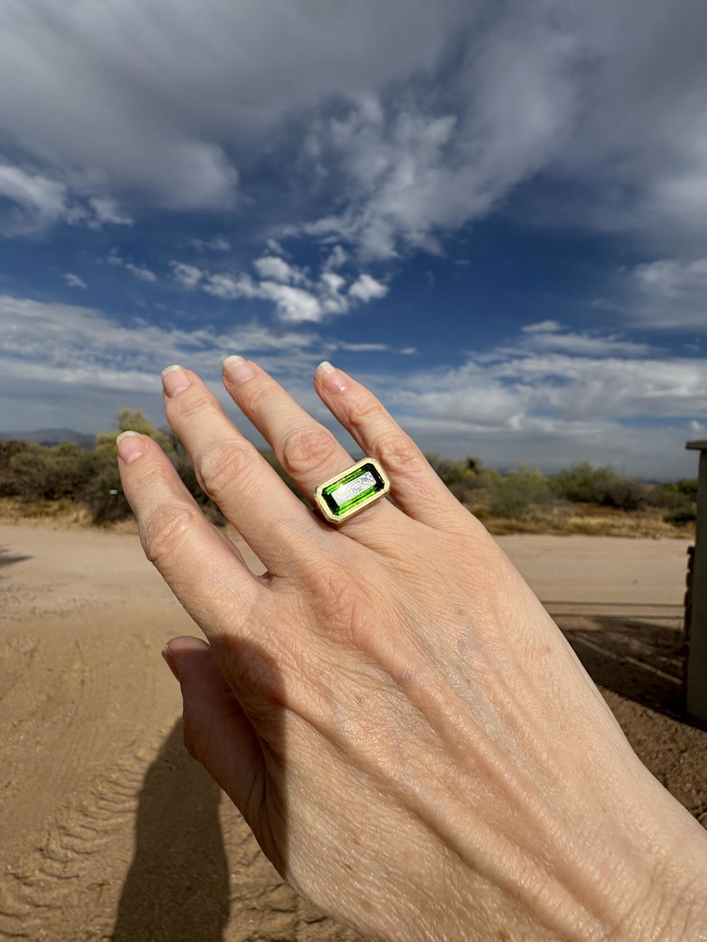 Mare Nostrum Tourmaline Ruthie B. Ring with Barnacles