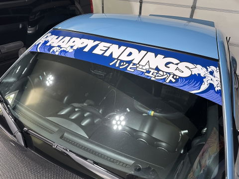 Windshield Banner - Big Waves (Air Release)