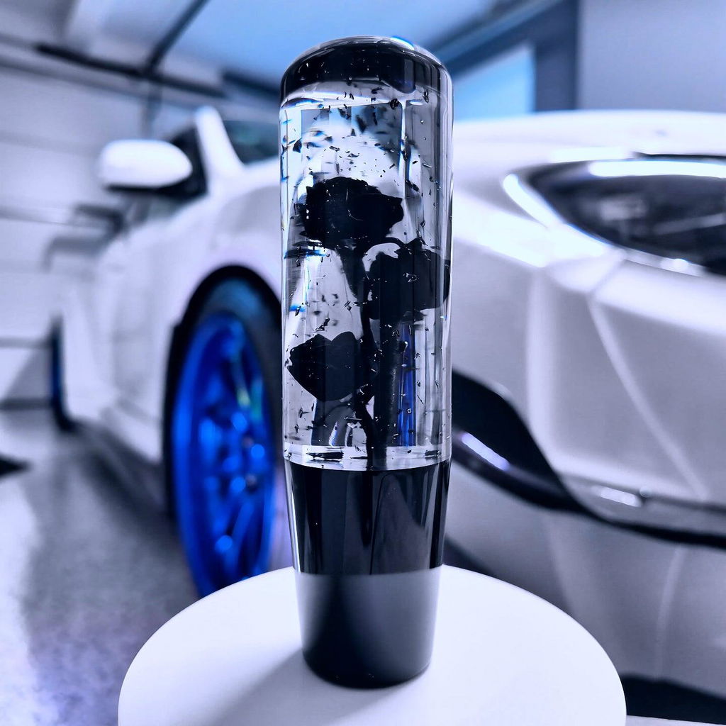 Shift Knob - Sparkling Roses (Black)