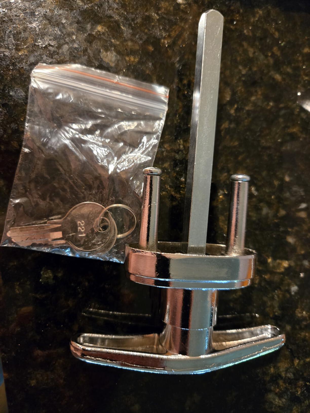 Garage T Handle Lock Replacement – Heavy Duty With Keys