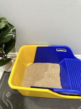 Hawkso Extra Large Expandable Cat Litter Box with Built-In Scoop