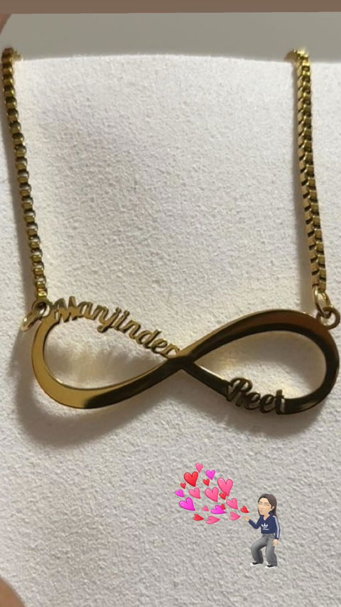 Infinity Custom Name Necklace