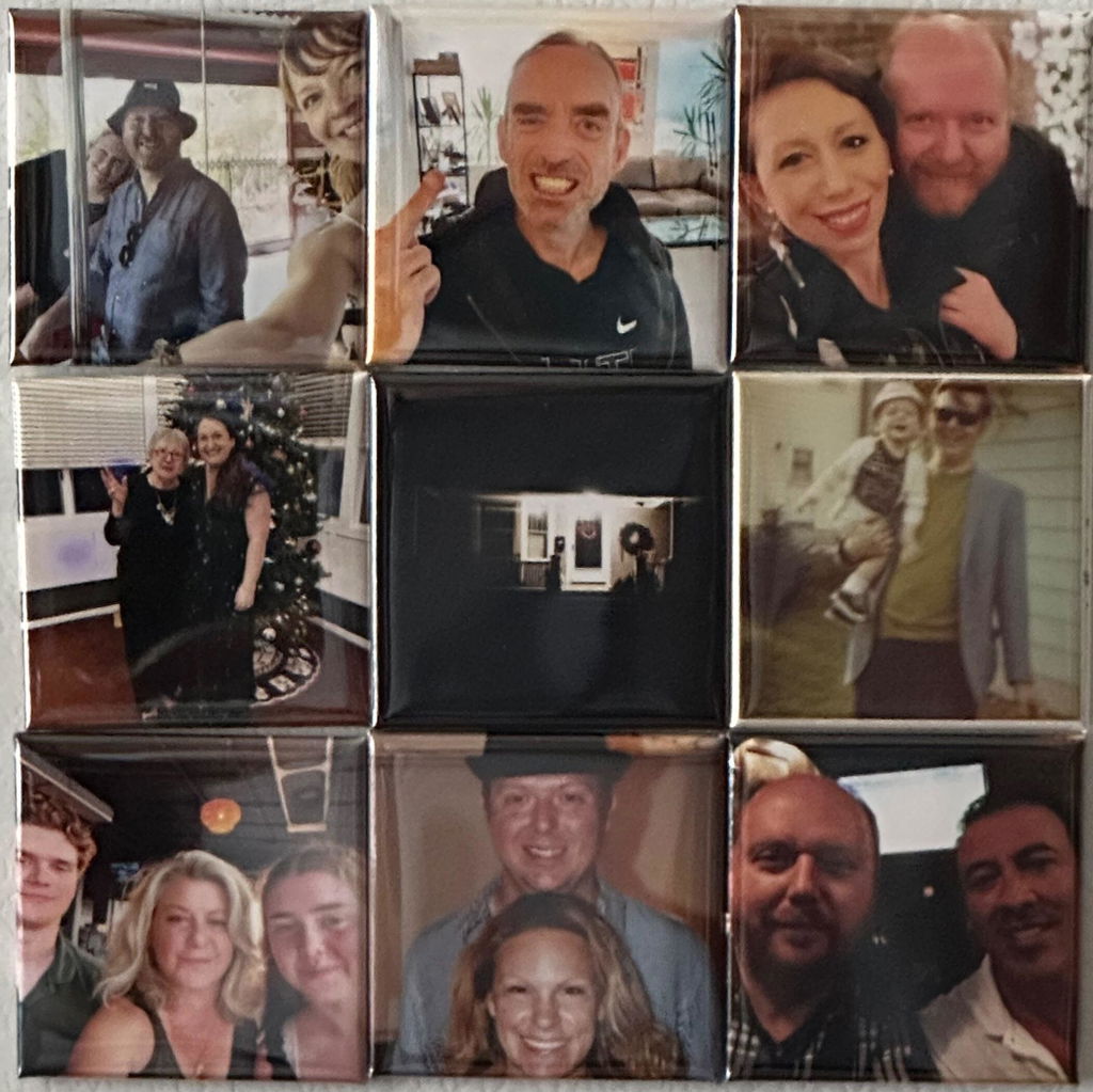 2 x 2" Square Custom Photo Magnets