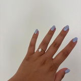 1.4 CT Oval Cut Solitaire Moissanite Engagement Ring