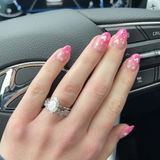 2.72 CT Oval Cut Solitaire Moissanite Engagement Ring