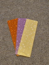 Laminated Light Floral Bookmark Pack
