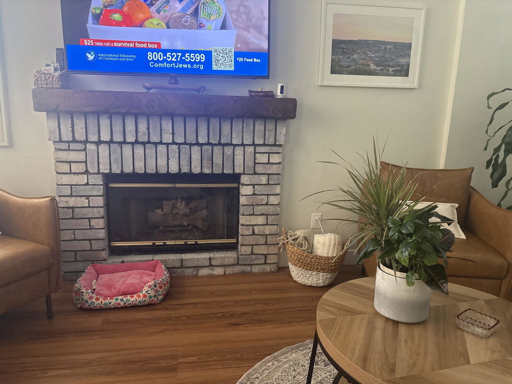 Rustic Mantel Slip Cover
