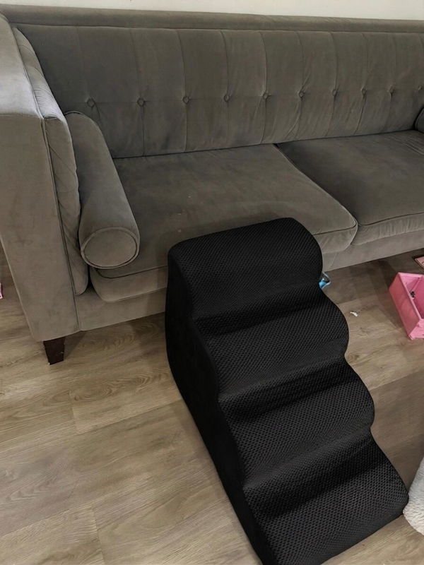 Customer photo from Jacob C.'s review of The Henley Doxie Stairs