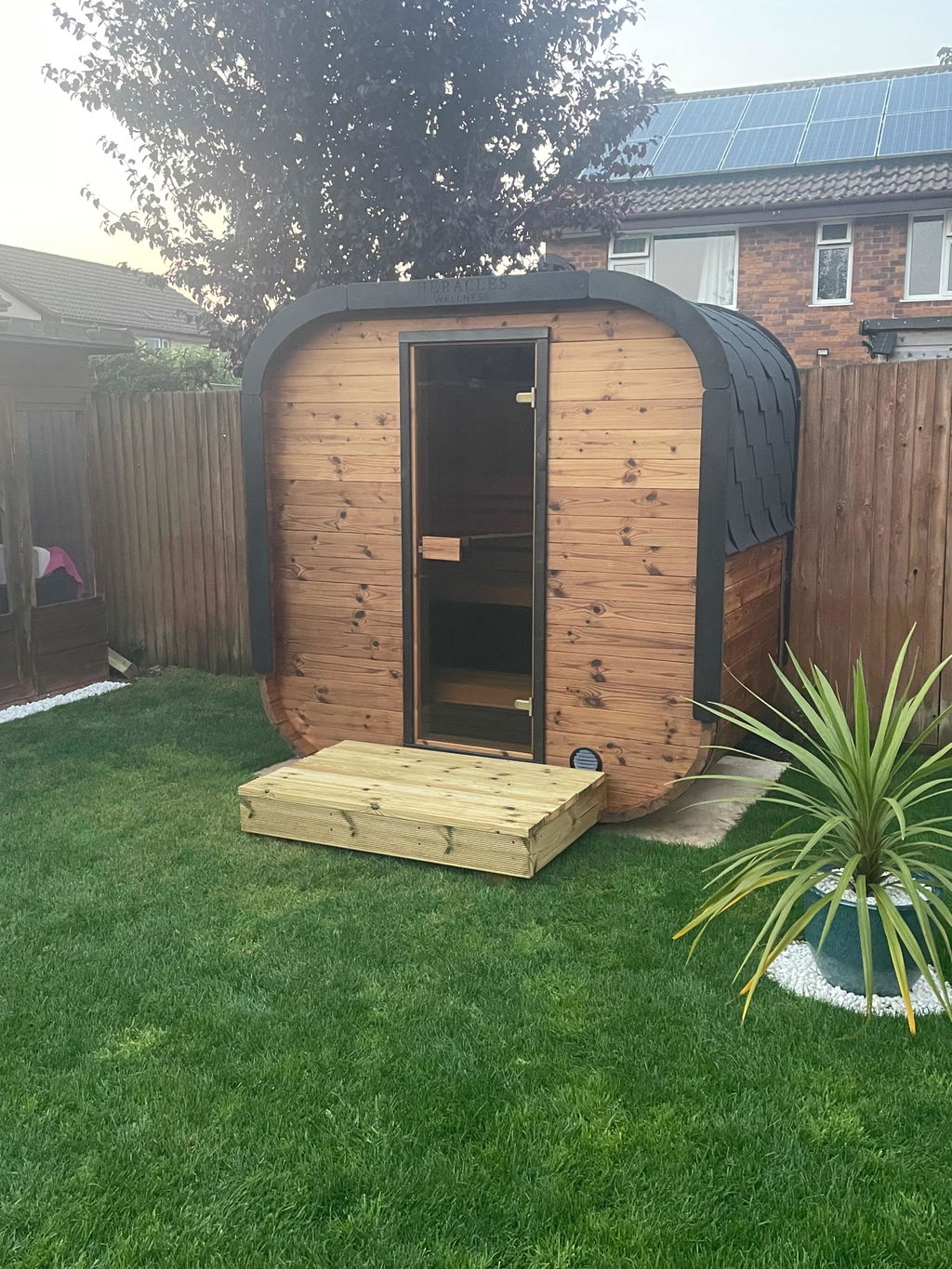 Camilla Mini 2 Person Traditional Outdoor Sauna Complete Kit