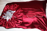 Women's Self-Care Satin Robe Sleep Set- Complete Bundle