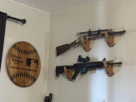 Deluxe Two Piece Rifle Rack