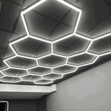Hexagon LED Lights – 14 Grid (13.1' × 7.9' / 4 m × 2.4 m)