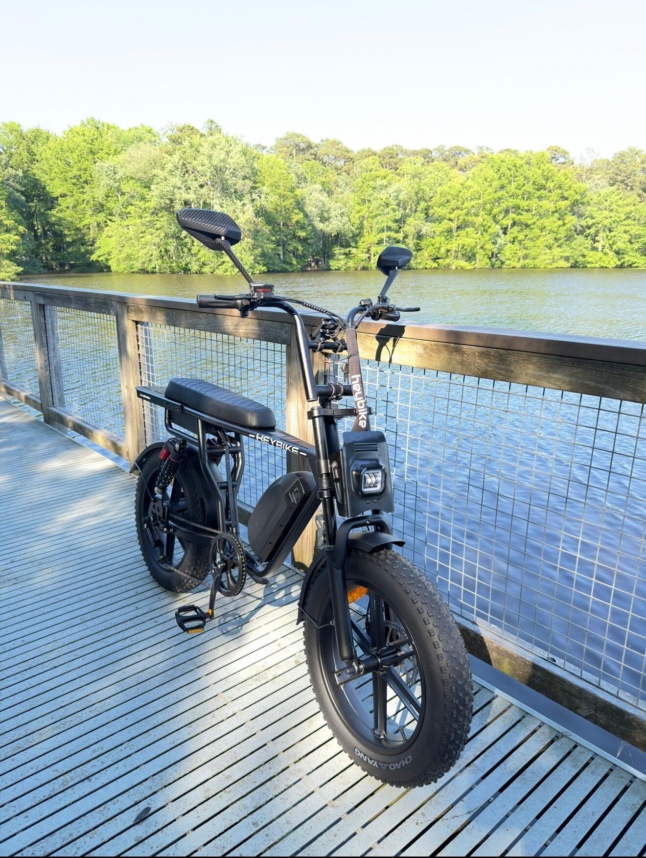 Customer photo of Heybike Saturn Moped-Style Electric Bike