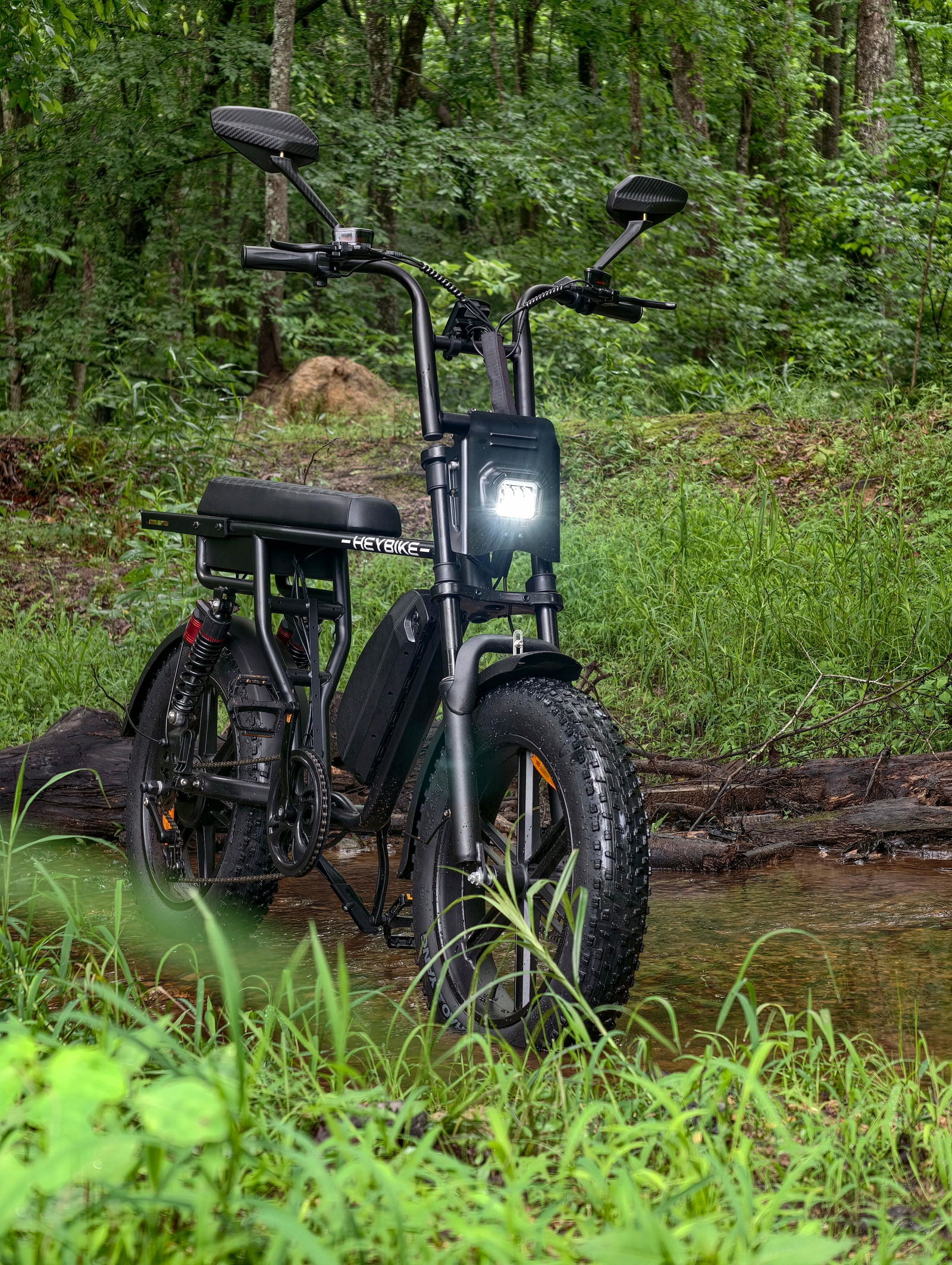 Customer photo of Heybike Saturn Moped-Style Electric Bike