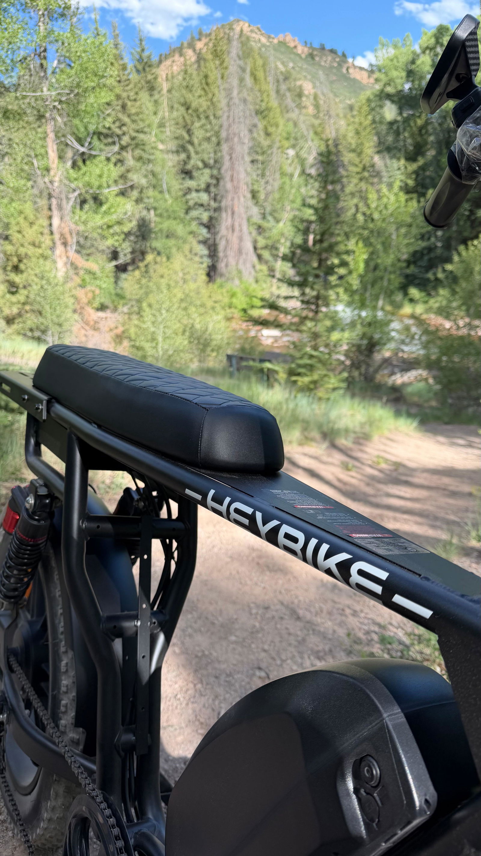 Customer photo of Heybike Saturn Moped-Style Electric Bike