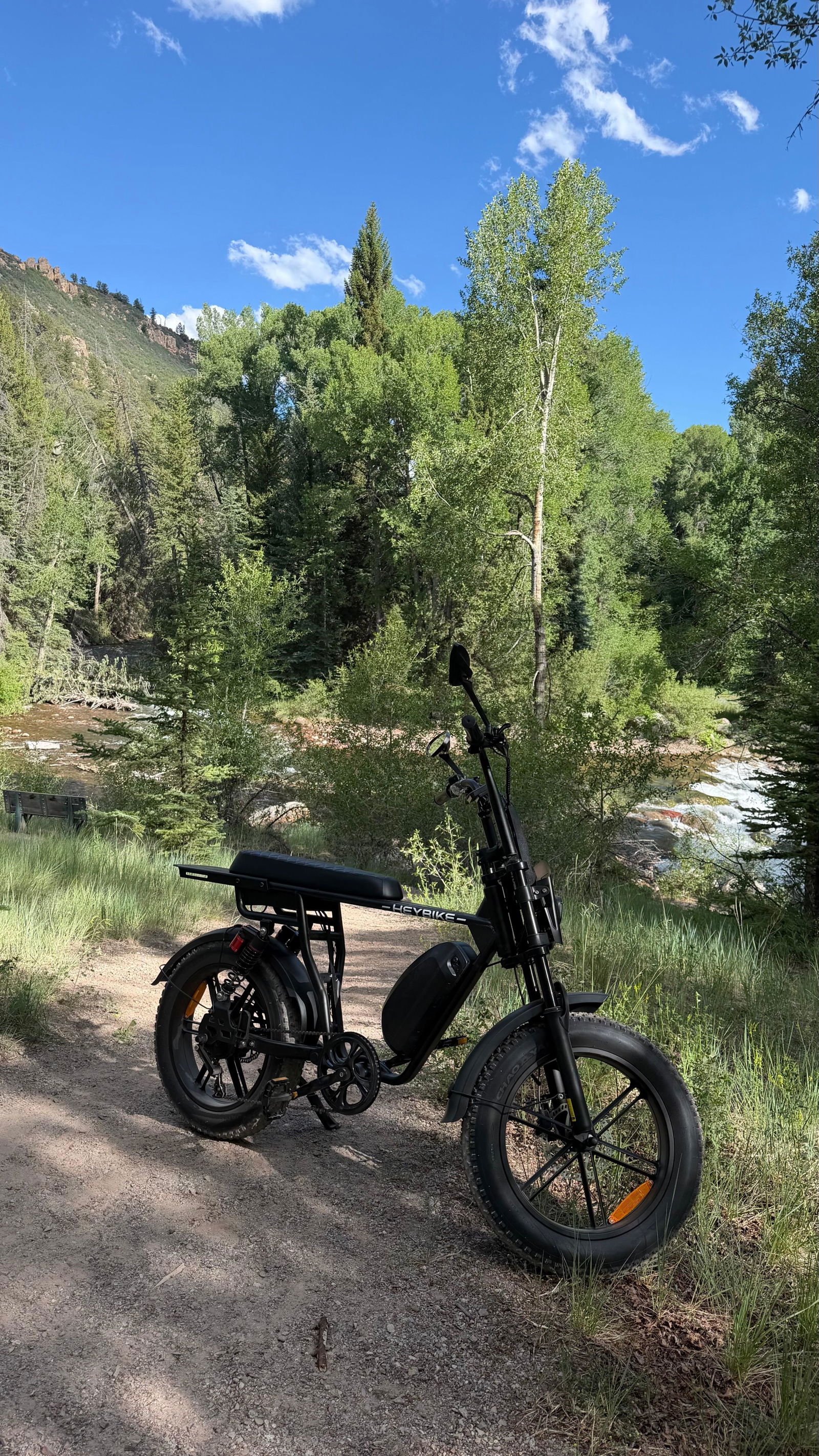 Customer photo of Heybike Saturn Moped-Style Electric Bike