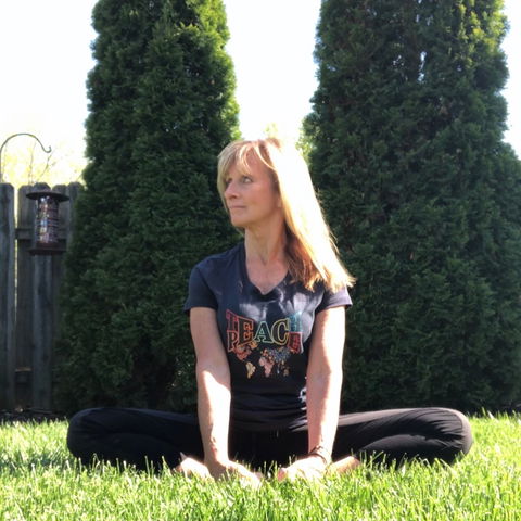 Teach Peace V-neck