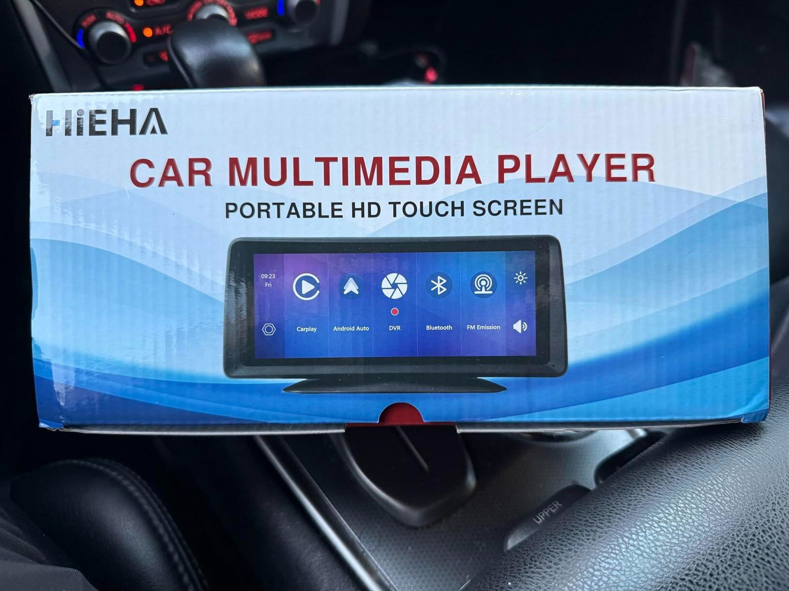 2026 HIEHA Dash Cam with Wireless CarPlay, 2K Front + 1080P Rear