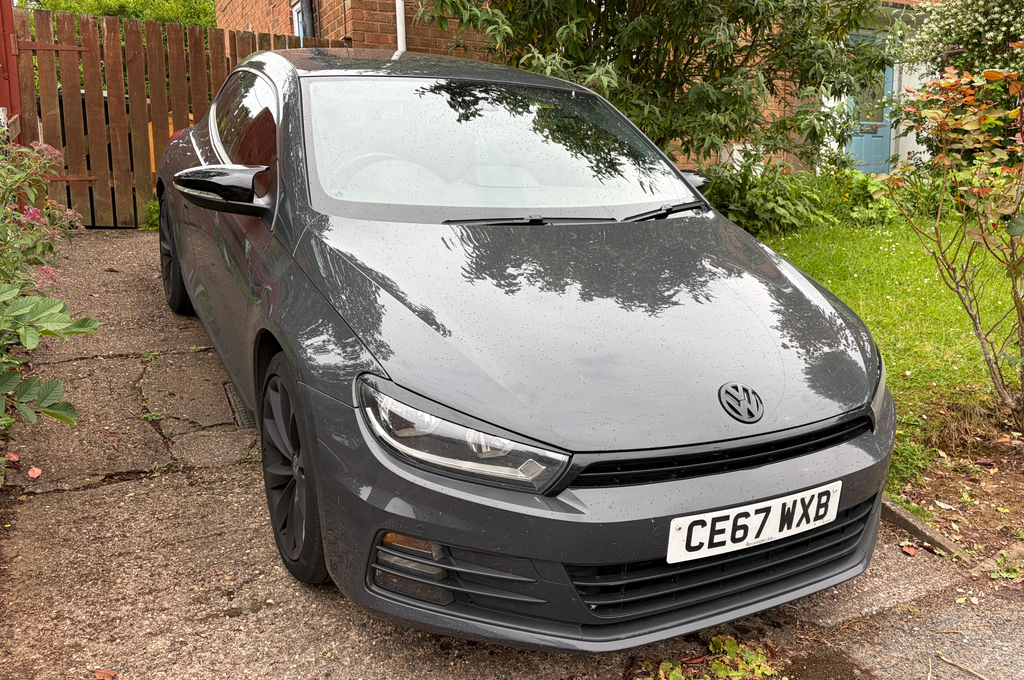 VW Scirocco M-Style Gloss Black Mirror Caps