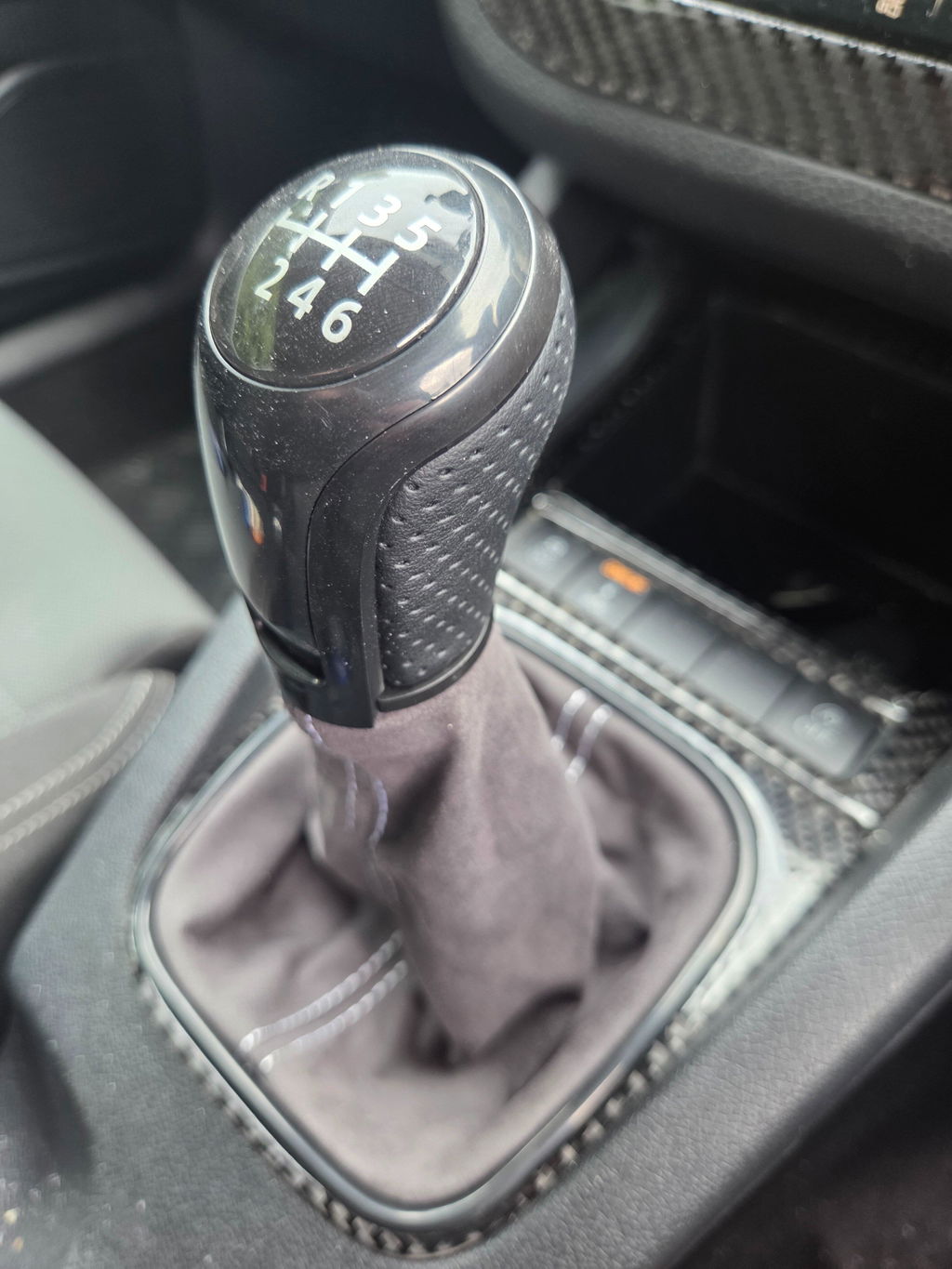 VW Scirocco Alcantara Manual Gear Shifter (6-Speed)