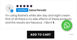 Sana Pervaiz review photo