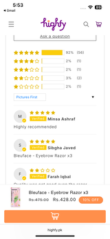 Minsa Ashraf review photo