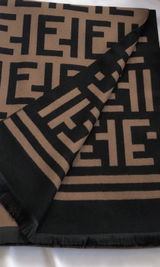 REVERSIBLE CASHMERE WOOL SHAWL