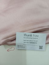 BLUSH ROSE - Pink matte crinkle silk