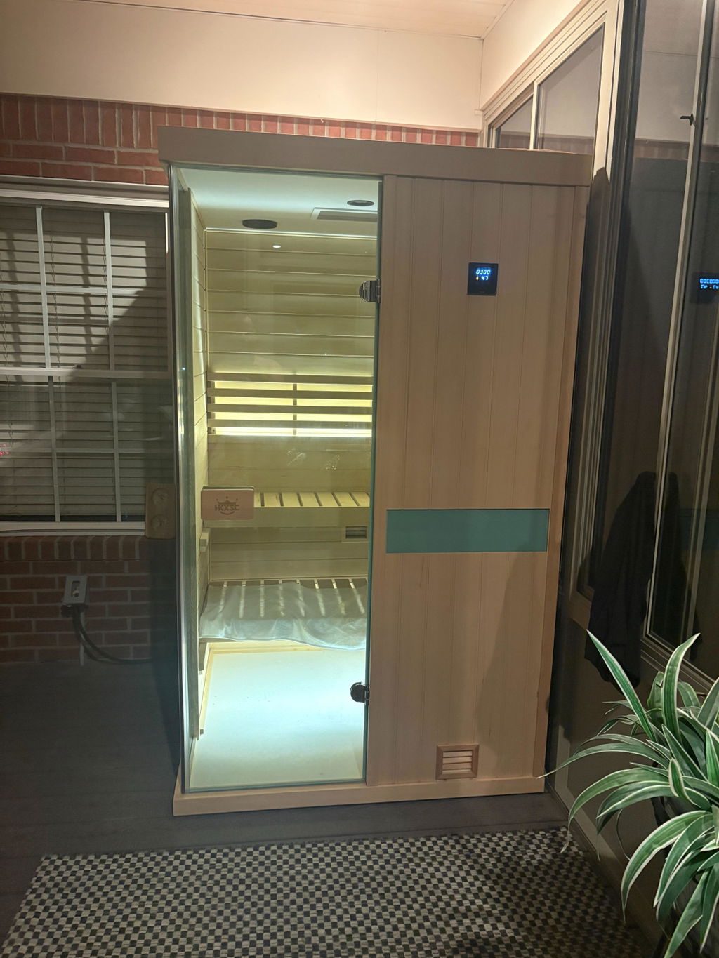HKXSC 2 Person Home  Indoor Steam Sauna -702SH