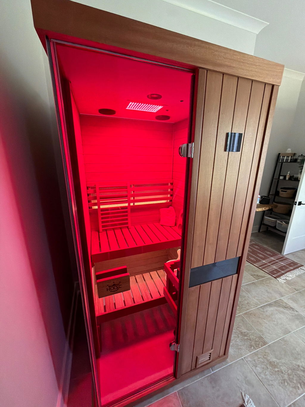 Ergonomic Sauna Backrest