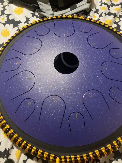 Hluru® • UFO Series | 14 Notes 14'' Tongue Drum | Fast-Play Zero-Blur