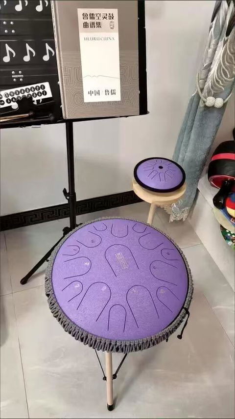 Buy One Get One Free - HLURU Tongue Drum Flagship Duo - Microalloyed Steel 14" 15 Note Flagship and 6" 8 Note High Pitch Extension Tongue Drum [Engravable]