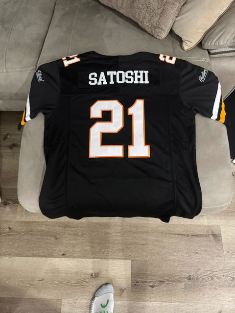 Team Bitcoin Football 🏈 Jersey