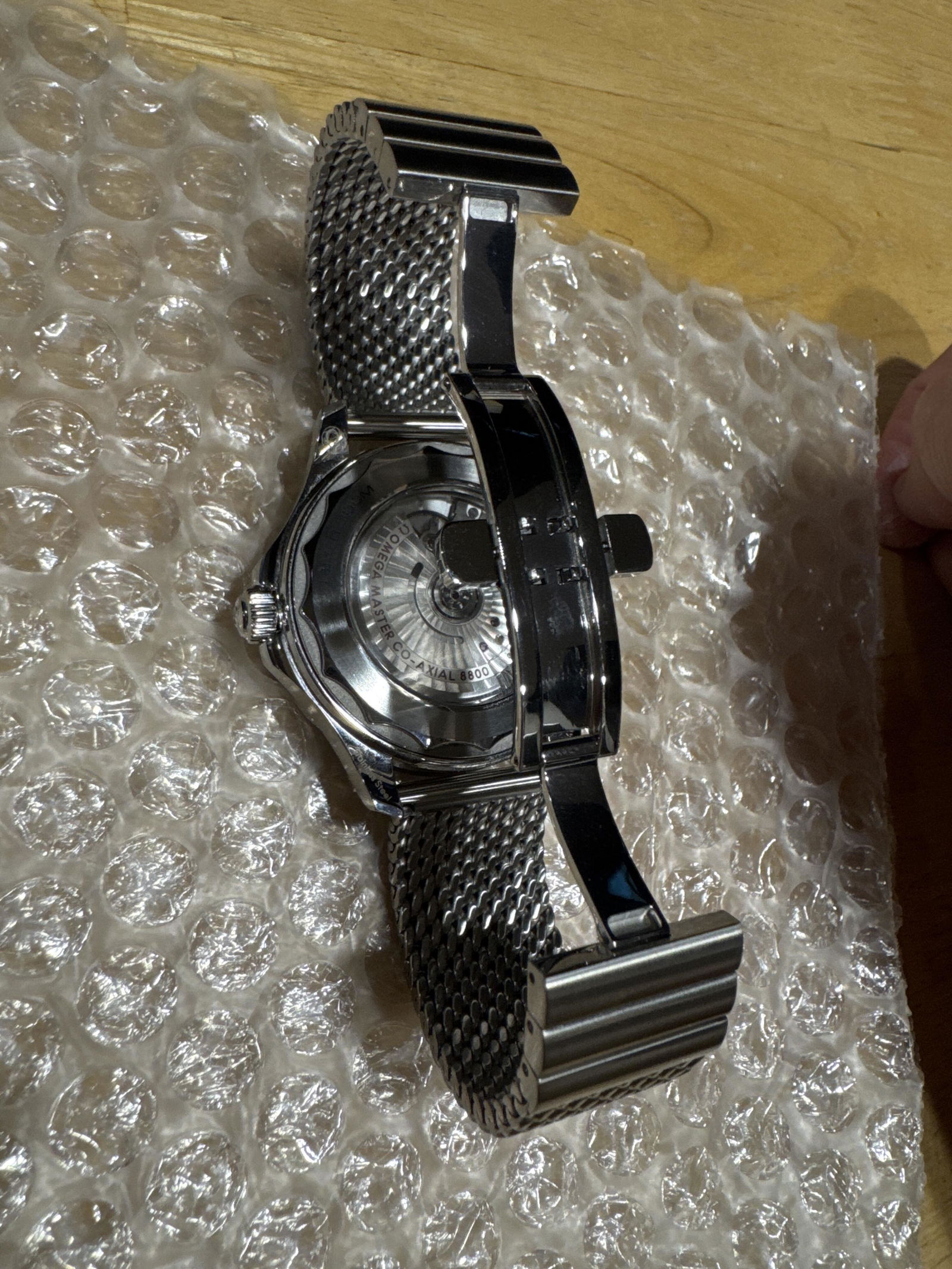 Staib Dive Extension Polished Milanese Steel Mesh Watch Band