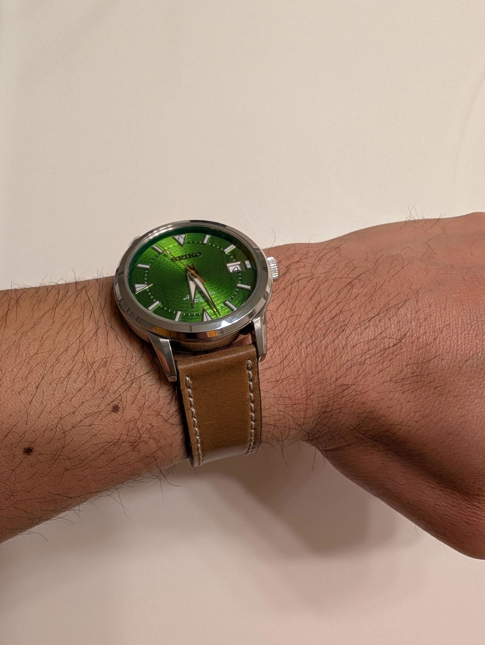 Fluco Chicago Whiskey Horween Shell Cordovan Watch Strap