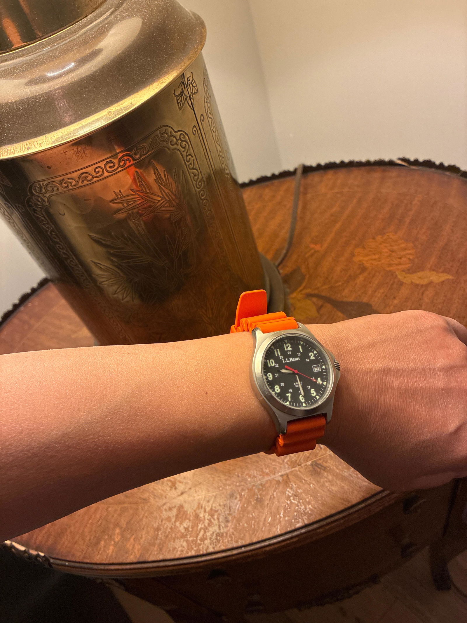 Bonetto Cinturini Model 285 Pearl Grey NBR Rubber Watch Strap