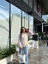 Mint & Blush Contrast Shirt