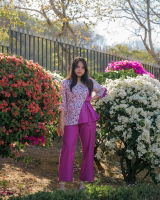 Purple Spring Coord Set