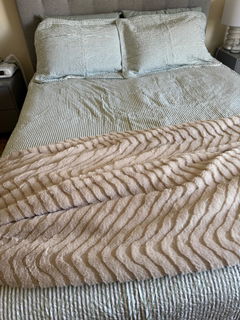 Sage Stripe Sherpa