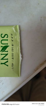 Sunny face scrub review photo