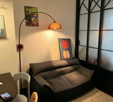 Coby Grand Arc Floor Lamp Black or Brown