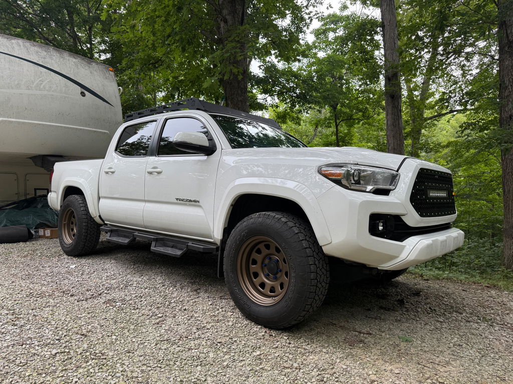 Roof Rack Top Carrier for 2005-2023 Toyota Tacoma Double Cab - Hooke Road