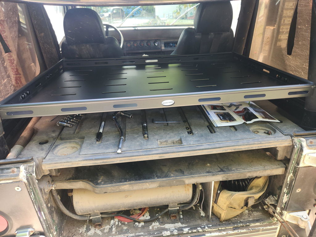 Interior Cargo Rack Luggage Carrier (87-06 Jeep Wrangler YJ & Wrangler TJ Hardtop, Excluding Unlimited) - Hooke Road