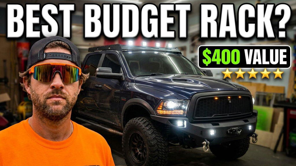 Hooke Road Top Roof Rack Cargo Carrier(09-18 Dodge Ram 1500 Crew Cab & Quad Cab)