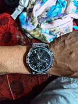 Tissot Silver Black Chronograph Men's Watch TS-2183