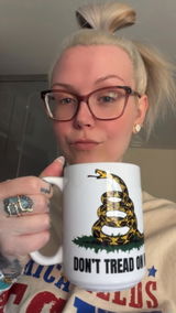 Don't tread on me - White glossy mug